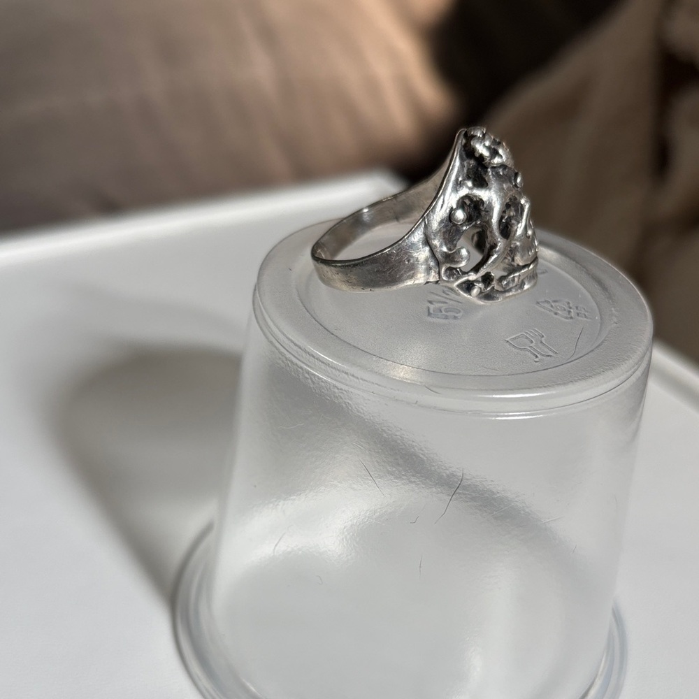 Silver Skull Ring - image 2